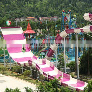 Fiberglass Water Slide 11-18M Platform Height With Swimming Pool Water Park Equipment photo-2