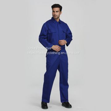 Safety Breathable Fire Resistant Cotton Work Coverall