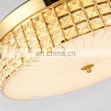 European Luxury Living Room Bedroom Crystal Lamp LED Decorative Stealth Ceiling Fan Fan Lights Restaurant Lights Direct photo-6
