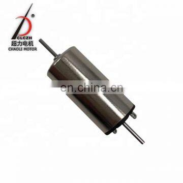 Double shaft coreless motor CL-1021-D 10mm 12V for serve devices and electronic lock with encoder