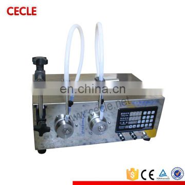 DF-2A electrical liquids filling machinery, water digital filler, automatic pump sucker