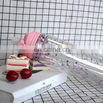 2020 New Arrivals Trending Products Double Wall Plastic Water Bottle With Flip Straw photo-6