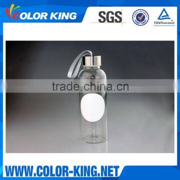 New Arrival 420ml Sublimation Printing Glass Bottle