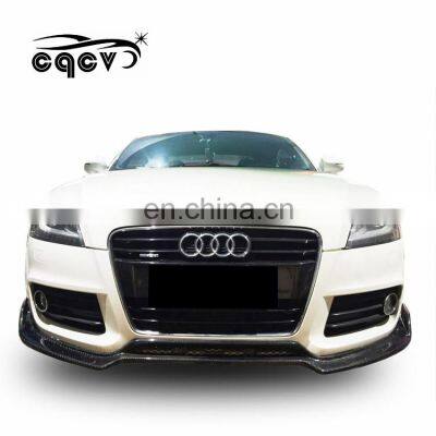 Carbon fiber body kit for Audi TT  front lip side skirts rear diffuser wing spoiler and trunk spoiler auto tuning parts facelift