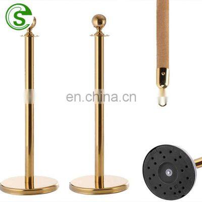 Party stainless steel stanchions Braided Stanchion Ropes