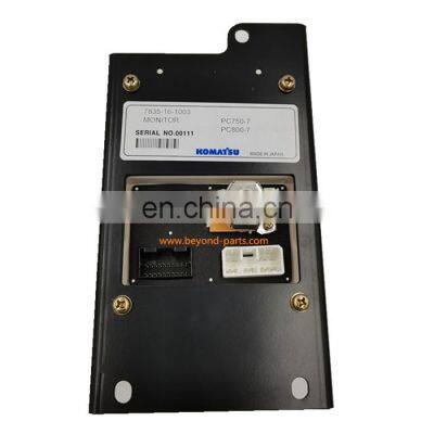 PC450-7E0 PC450-7EO excavator monitor cluster gauge 7835-16-1003