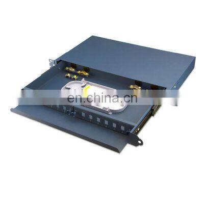 Sliding Type Type Empty Box FTTH 24 Port LC Fiber Optic Distribution Box