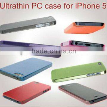 hot selling ultrathin PC case for iphone 5 variour color