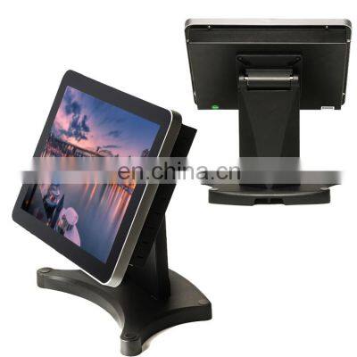 J1900 12''Billing Machine pos/Cashier/Supermarket Dual Stand Terminal Screen Smart Window10 Pos System