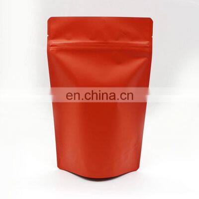 100% Recyclable plastic stand up food bags pouch biodegradable smell proof zip lock bags