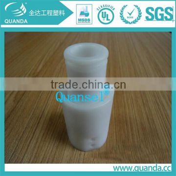 Customized cnc turning plastic turned pom tube part