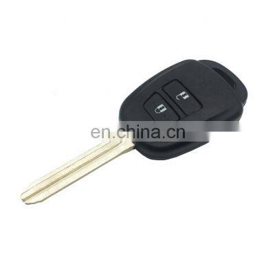 2 Button Remote Control Car Key Shell Fob Case For Toyota Land Cruiser Corolla 2007 photo-2