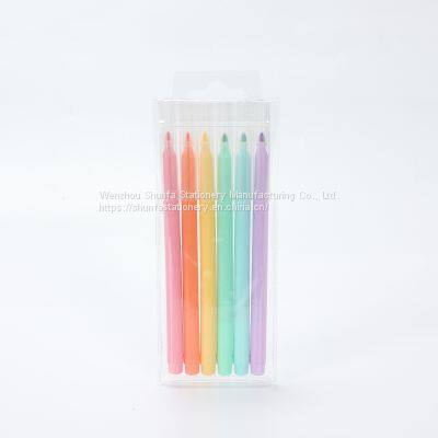Factory Price Good Quality 12 Colors Non-Toxic Ink Felt Pen Student Kid Art Washable Fiber Tip Watercolor Pen photo-3