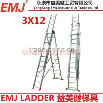 3 Section Extension Ladder 3X12