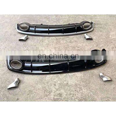 100% Fit Complete Car Bumper Rs7 Grille Tail Lip and Tail Exhaust for Audi A7 C7.5 2016 2017 2018 Upgrade to Rs7 Style