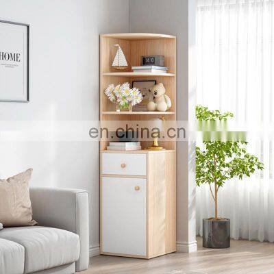 Home Modern Design Multifunctional Furniture Quality Corner Cabinet Living Room Solid Wood Corner Cabinet photo-3