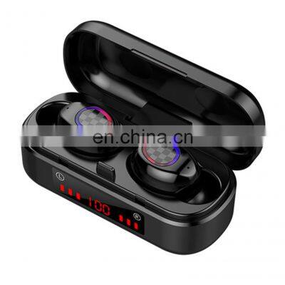 Touch Control Wireless 5.0 Earbuds Headphone Gaming Headset Tws V7 Wireless Earphones