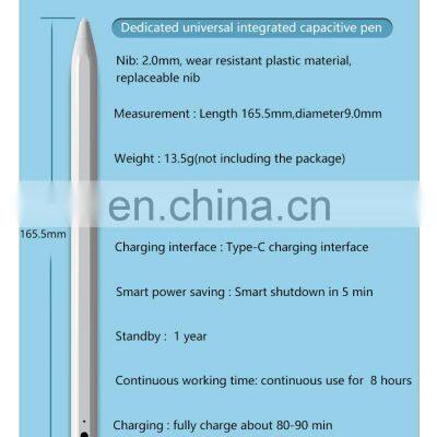 Palm Rejection Function Stylus Pen Active 2 in 1 for Apple Pencil 2 photo-2