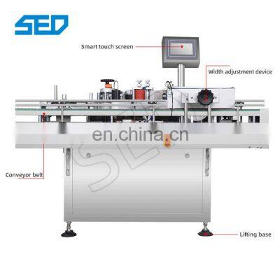 High Efficiency 10-100 Bottles / Min Automatic Round Bottle Labeling Machine