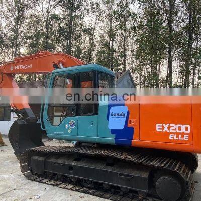 good performance hitachi ex200 used excavator with low working hours