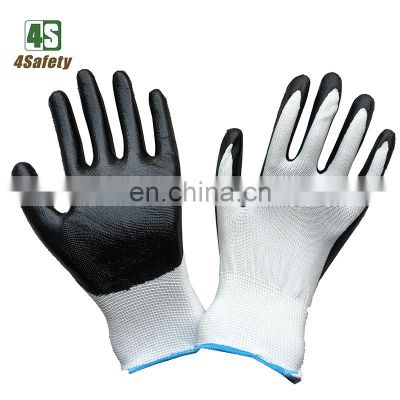 4SAFETY 13 Gauge Polyester Knitted Construction Working Gloves