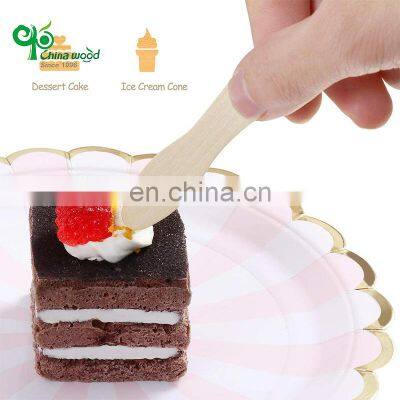 YADA 75mm Birch Wood Ice Cream Spoon Customized Natural Wooden Sticks With Brand Logo photo-4