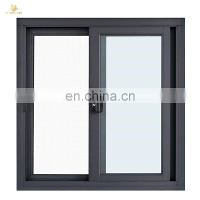 Top brand original design aluminium sliding hurricane window NFRC apartment Miami Dade residential impact resistant glass window