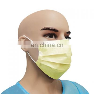 Wuhan/Xiantao factory masker 3 ply Non woven medical face mask