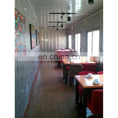 Luxury modular prefab container restaurant 20ft coffee bar food kiosk container