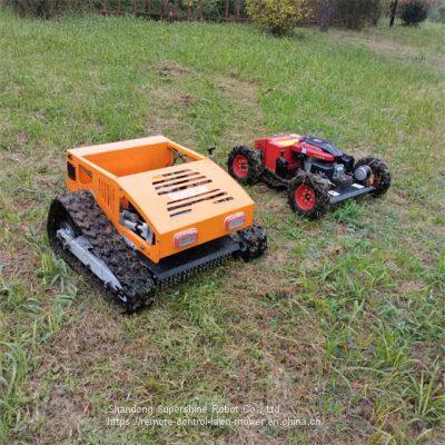 remote control lawn mower, China track mower price, radio controlled lawn mower for sale