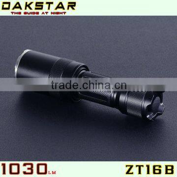 DAKSTAR ZT16B 1050LM CREE XML T6 18650 Aluminum Rechargeable LED High Power Focus Search Light