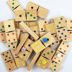 Custom jumbo Soild Wood Domino