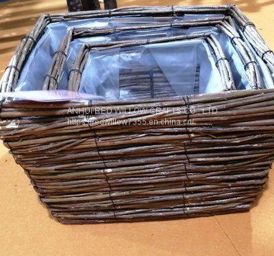 Outdoor Wicker Basket/Large Basket Planter price