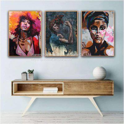 African American Art Wholesale oil painting Wall art African women oil painting