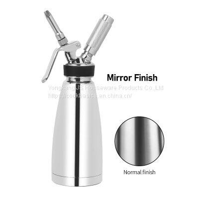 professional use stainless steel thermos cream whipper with accessories