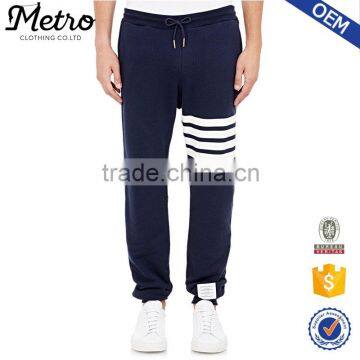 OEM Manufacturer High Quality Custom Block Striped Sweatpants, Cheap Wholesaler Sweatpants