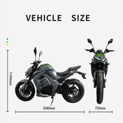 8000W Electric Motorbike Kunmiao Electric Motorcycle Top Speed 80kmph photo-2