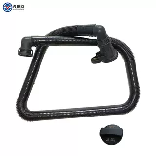 Mercedes-Benz oil filling pipe OM457 engine parts air pump connection pipe A4570102764 original factory