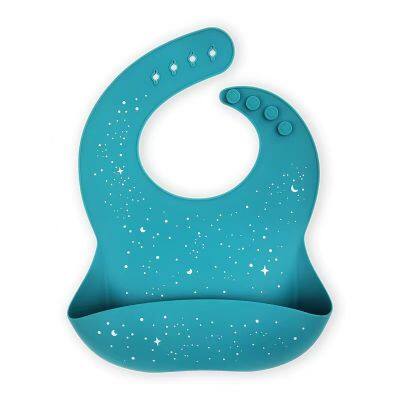 Factory Wholesale Custom Silicone Baby Bibs – Printed Logo, Bulk Order, OEM/ODM Service photo-2