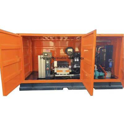100bar Motor Cleaning Machine Starch Plant Pipe Cleaning