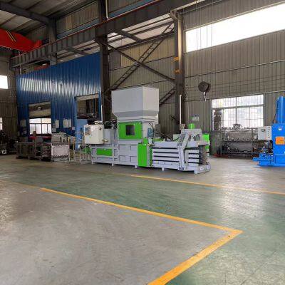 Horizontal Automatic 40T Waste Paper Film Compactor Recycling Machine photo-4