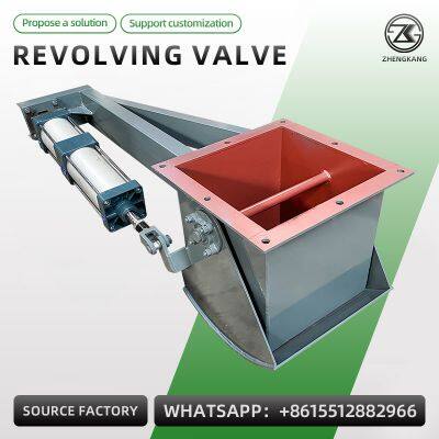 Pneumatic Jaw Discharge Valve Heavy Duty Eccentric Flap Gate Cement Silo Dust Material Oscillating Jaw Valve For Mining Industry