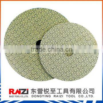 electroplated polishing pads