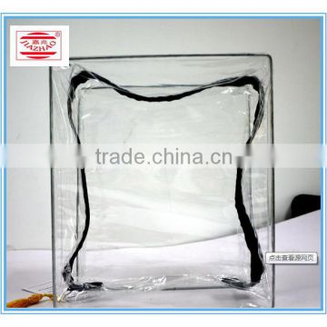 OEM / Processing high quality and durable PVC storage bags with zipper wire