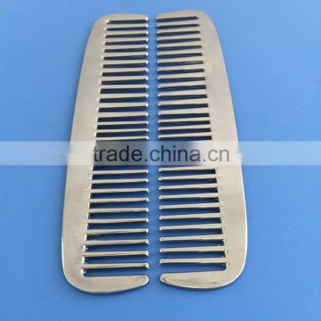 Metal common comb for men pocket comb