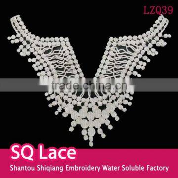 Promotion 100% cotton fabric lace collar for dresses accessory