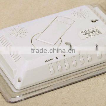 New 7" HD TFT-LCD Digital Photo Picture Frame Alarm Clock MP3 MP4 Movie Player With Light Remote Desktop EU/US Plug photo-4