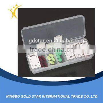 Wholesale Portable Plastic Plastic Pill Case