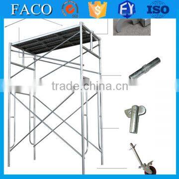 scaffolding h frame u head jack frame scaffold guard rail