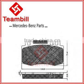 Ceramic brake pad for Mercedes E-CLASS 0034205120